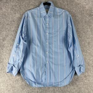 Citizens of Humanity Kayla Shirt XS Blue Canyon Stripe Button Up Poplin Cotton